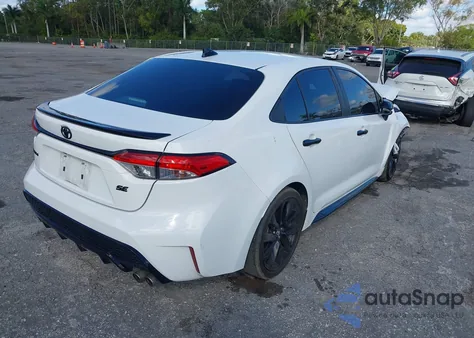 2021 Toyota Corolla Se Nightshade Edition из США, поврежденный, VIN 5YFS4MCE2MP075337